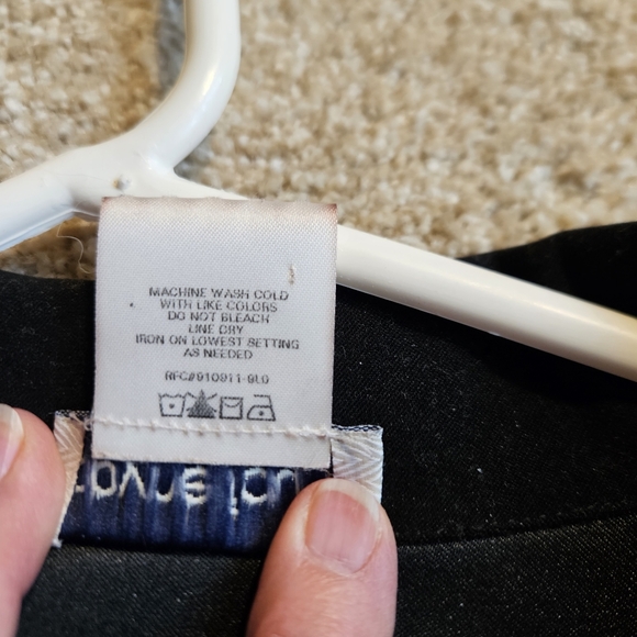 Robyne Faune | Size 14P Women's | Black and Patchwork Button-Up Jacket - Picture 4 of 10